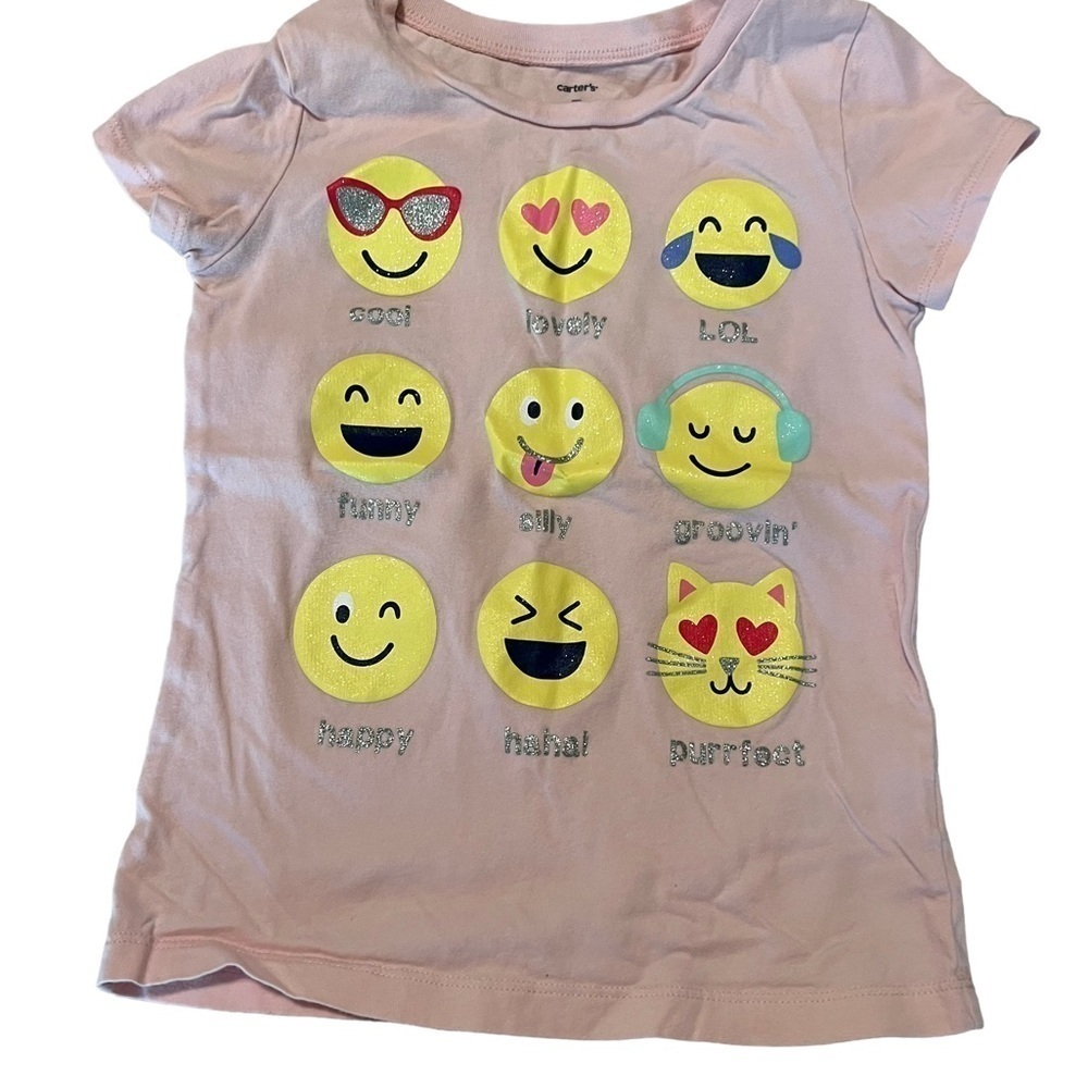 Carter's Emoji Shirt  size 7